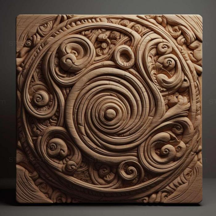 Patterns and decorations (stl JAC J7 2, PATTERN_1278) 3D models for cnc